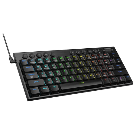 Redragon K632 Pro 60% Wireless RGB Mechanical Keyboard, Bluetooth/2.4Ghz/Wired Tri-Mode Ultra-Thin Low Profile Gaming Keyboard w/No-Lag Connection, Dedicated Media Control & Linear Red Switch Redragon K632 Pro 60% Wireless RGB Mechanical Keyboard, Bluetooth/2.4Ghz/Wired Tri-Mode Ultra-Thin Low Profile Gaming Keyboard w/No-Lag Connection, Dedicated Media Control & Linear Red Switch